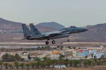 Maniobras militares Ocean Sky 19 en Canarias (Foto Antonio Rico)